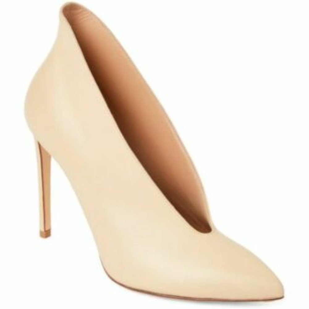 Francesco Russo Designer White Ivory Bootie 39.5